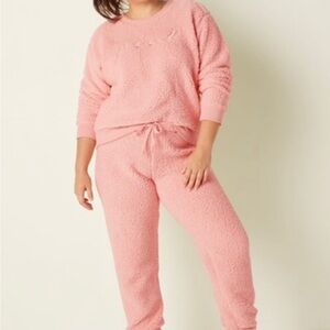 Victoria secret cozy campus fleece set